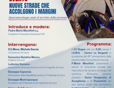 Quarantacinque anni al servizio della persona